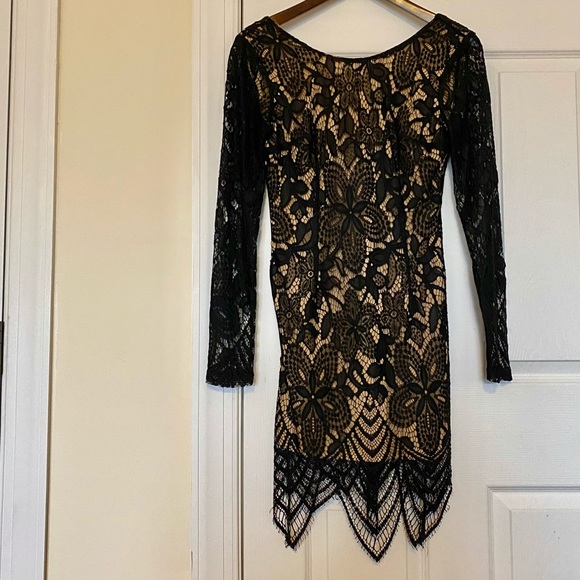 The Vintage Shop Black Lace Dress - Picture 2 of 6